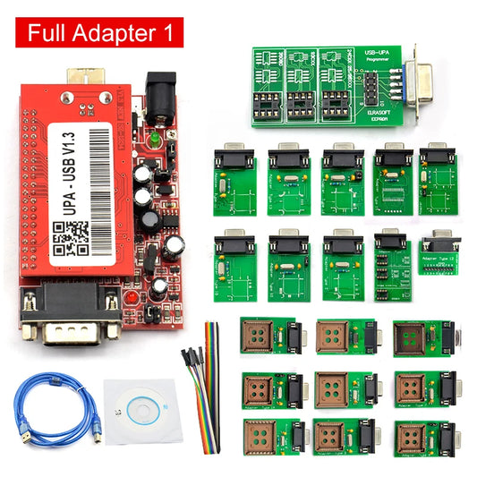 UPA Usb with 1.3 SN:050D5A5B eeprom aeeprom adapter ECU Programmer Diagnostic-tool  ECU Programmer With Full Adapter UPA