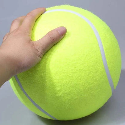 24cm Dog Tennis Ball Pet Chew Toys Big Inflatable Tennis Dog Outdoor Interactive Toy Pet Training Balls Pet Accessories