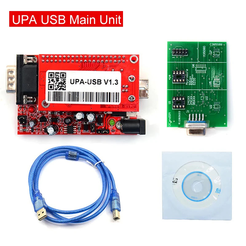 UPA Usb with 1.3 SN:050D5A5B eeprom aeeprom adapter ECU Programmer Diagnostic-tool  ECU Programmer With Full Adapter UPA