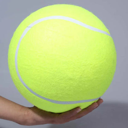 24cm Dog Tennis Ball Pet Chew Toys Big Inflatable Tennis Dog Outdoor Interactive Toy Pet Training Balls Pet Accessories