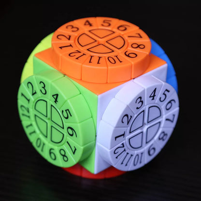 Magic Cube Funny Time Machine Professional Speed Puzzle Cube Students Montessor Educational Toy For Children Gifts