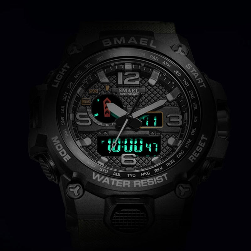 SMAEL 50M Waterproof Wristwatch