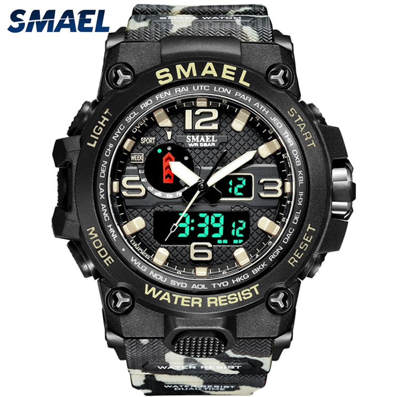 SMAEL 50M Waterproof Wristwatch